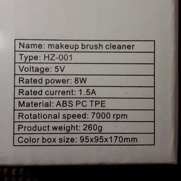 NEW!!! Automatic Makeup Brush Cleaning Machine with Brush Storage & Fast Drying - Picture 7 of 9